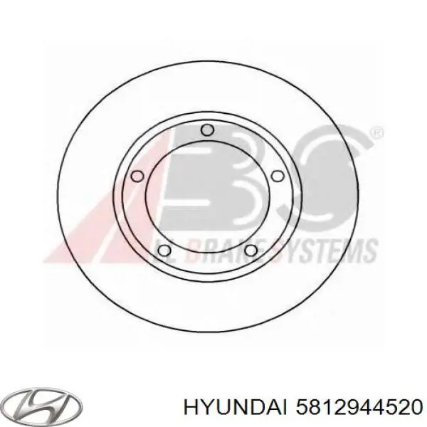 Купить 5812944520 Hyundai/Kia Ротор тормозной