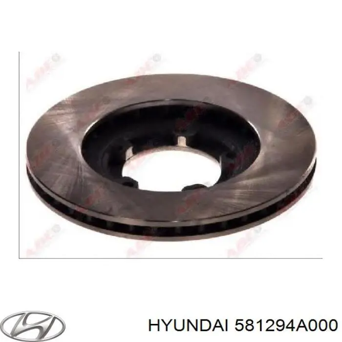 Купить 581294A000 Hyundai/Kia Ротор тормозной