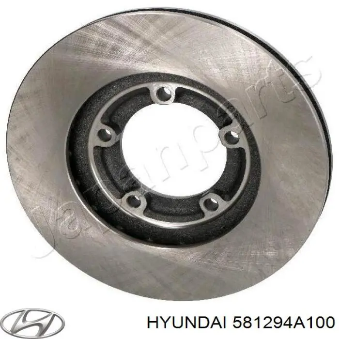 Передние тормозные диски 581294A100 Hyundai/Kia