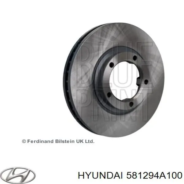 Передний тормозной диск Hyundai/Kia 581294A100