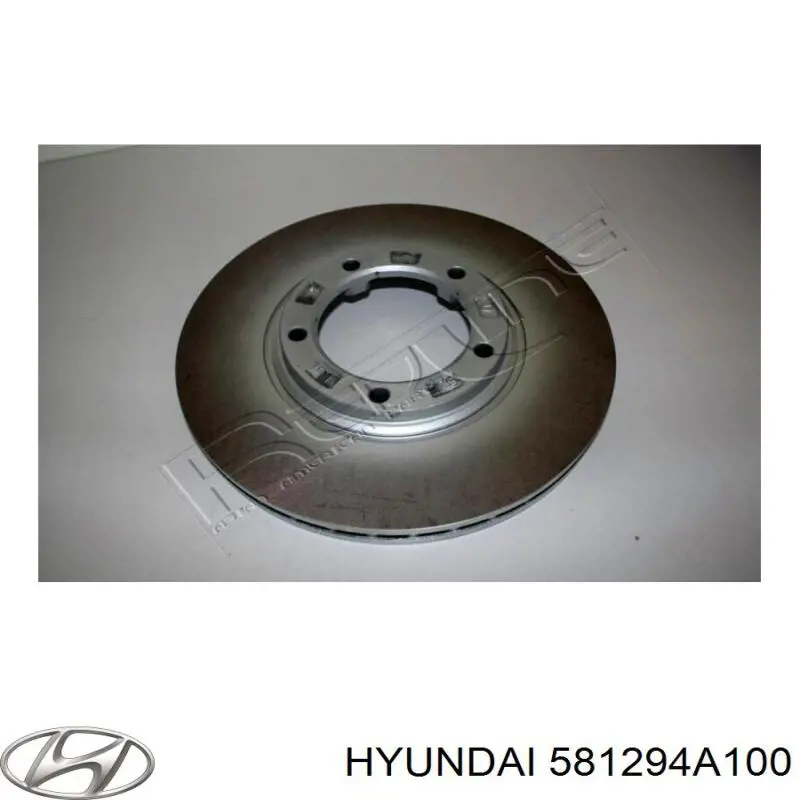 Передние тормозные диски 581294A100 Hyundai/Kia