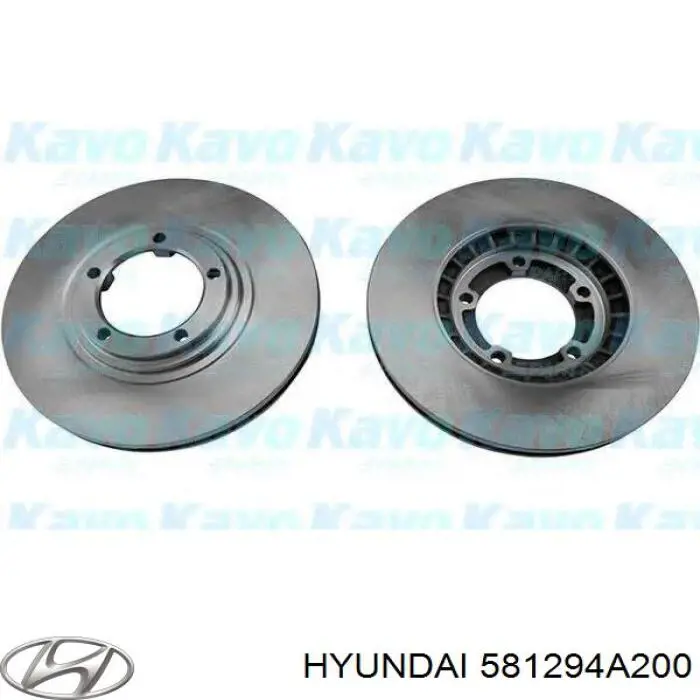 Тормоз дисковый передний Hyundai/Kia 581294A200 цена, от 38.01 USD