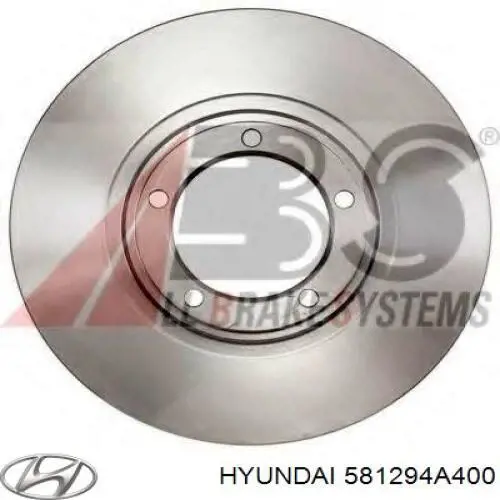 Купить 581294A400 Hyundai/Kia Ротор тормозной