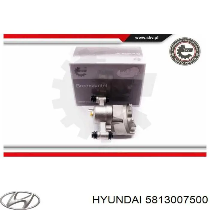 Купить 5813007500 Hyundai/Kia Суппорт тормозной передний правый
