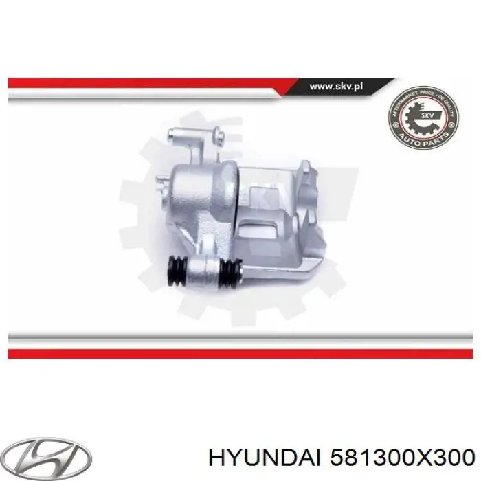 581300X300 Hyundai/Kia суппорт тормозной передний правый