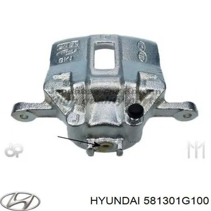 Купить 581301G100 Hyundai/Kia Суппорт тормозной передний правый