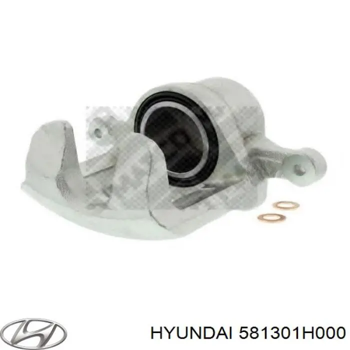 Суппорт тормозной передний правый Hyundai/Kia 581301H000