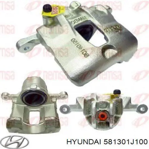 Купить 581301J100 Hyundai/Kia Суппорт тормозной передний правый