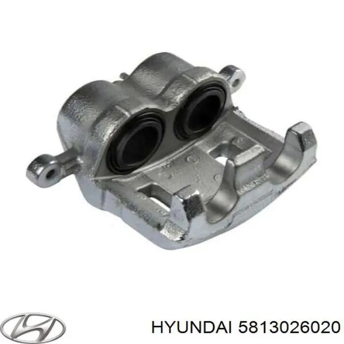 5813026020 Hyundai/Kia суппорт тормозной передний правый