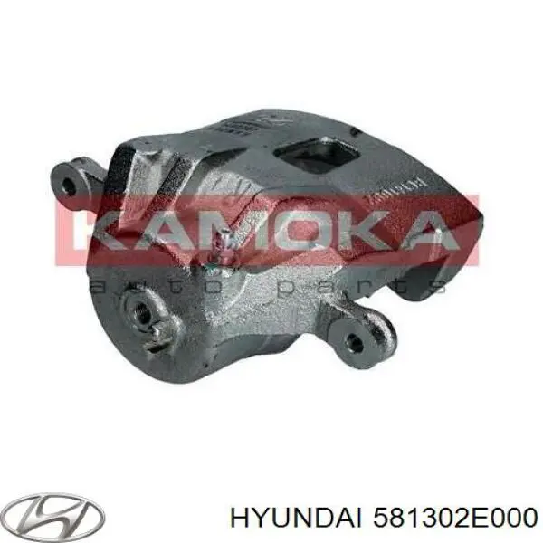 Суппорт тормозной передний правый Hyundai/Kia 581302E000