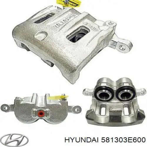 581303E600 Hyundai/Kia суппорт тормозной передний правый