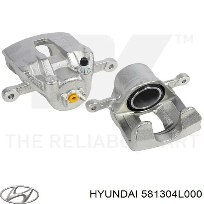 581304L000 Hyundai/Kia суппорт тормозной передний правый