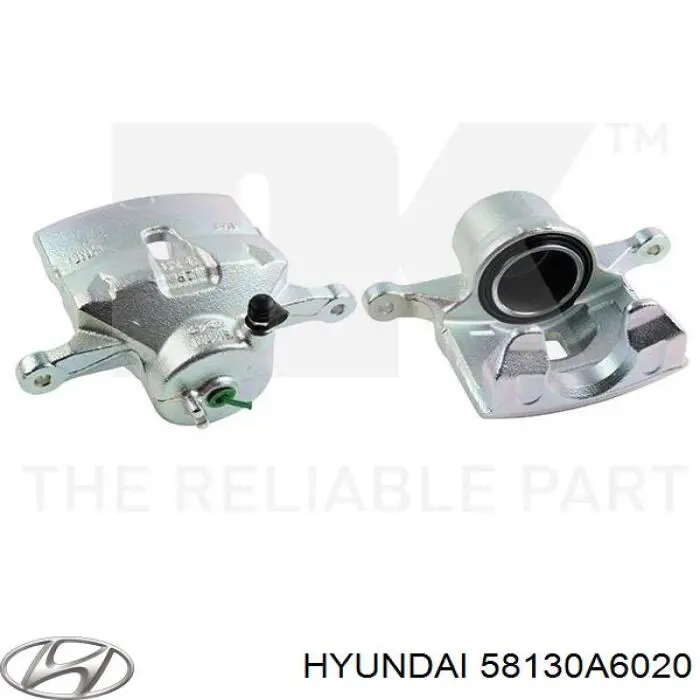 Тормозной суппорт Hyundai/Kia 58130A6020 цена, от 35.47 USD