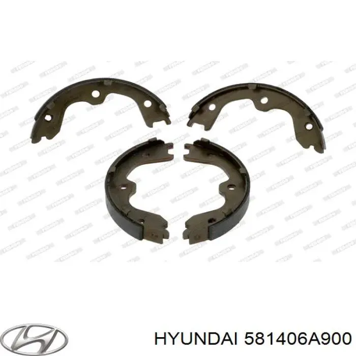 Колодки ручника 581406A900 Hyundai/Kia