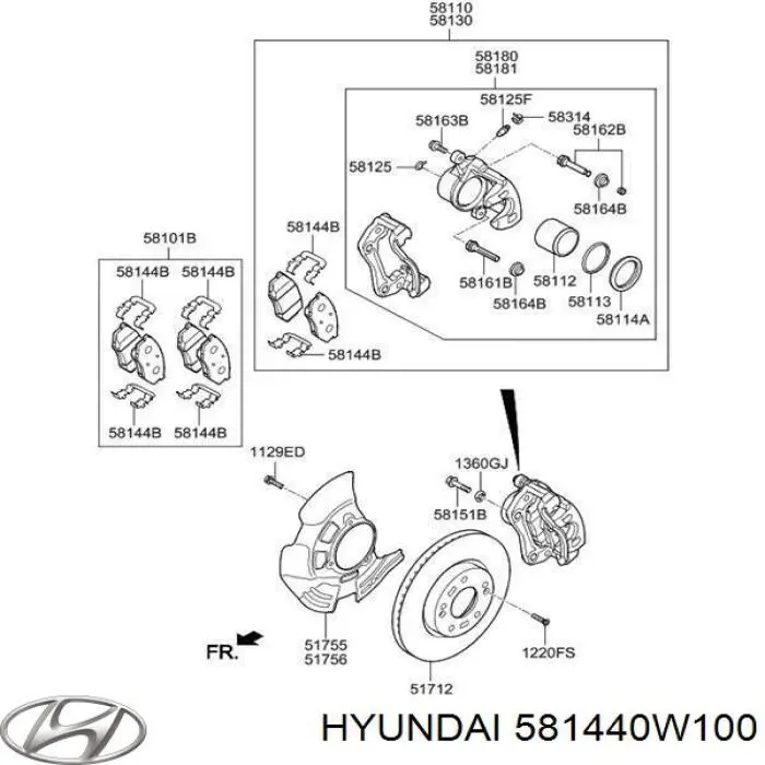 581440W100 Hyundai/Kia 