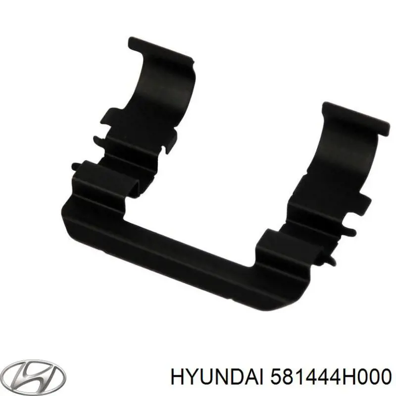 Kit de molas de fixação de sapatas de disco dianteiras para Hyundai H-1 STAREX (TQ)