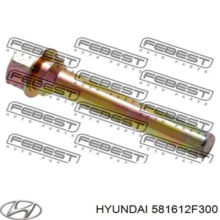 Направляющая суппорта переднего нижняя HYUNDAI 581612F300