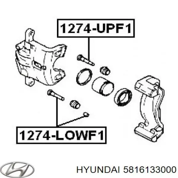 Направляющая суппорта переднего верхняя QB1131317X Quick Brake