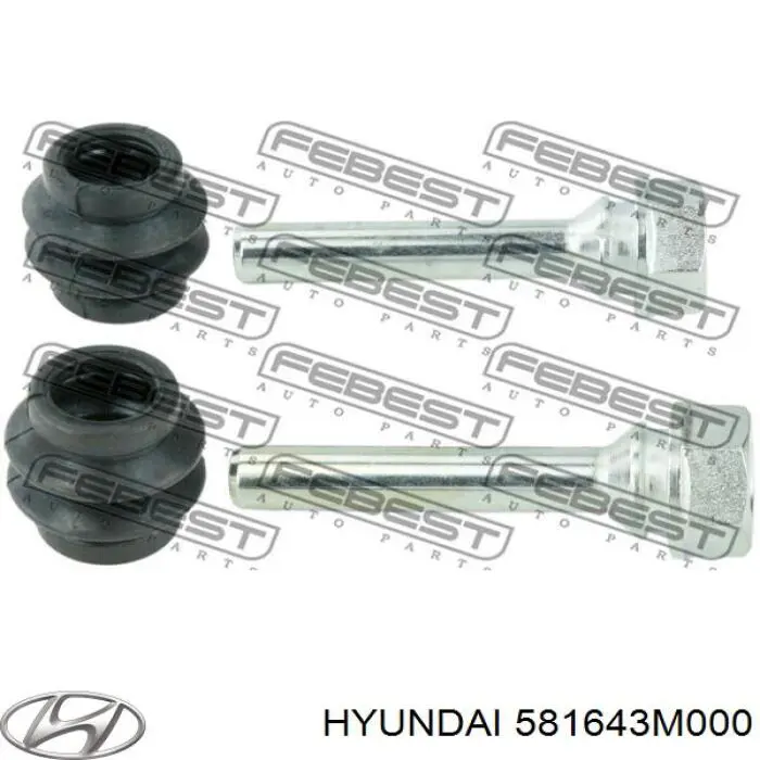 Пыльник направляющей суппорта тормозного заднего 581643M000 Hyundai/Kia