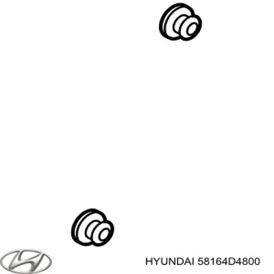 58164D4800 Hyundai/Kia ремкомплект суппорта тормозного переднего