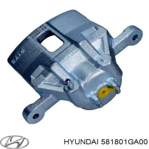 581801GA00 Hyundai/Kia Суппорт тормозной, передний, левый