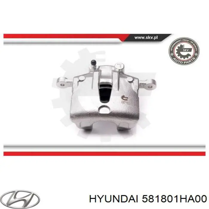 Суппорт тормозной передний левый Hyundai/Kia 581801HA00