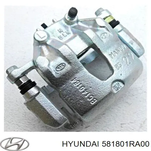 581801RA00 Hyundai/Kia суппорт тормозной передний левый