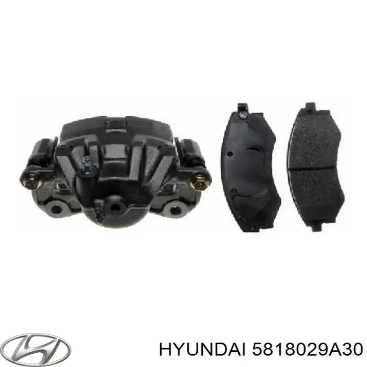 Купить 5818029A30 Hyundai/Kia Суппорт тормозной передний левый