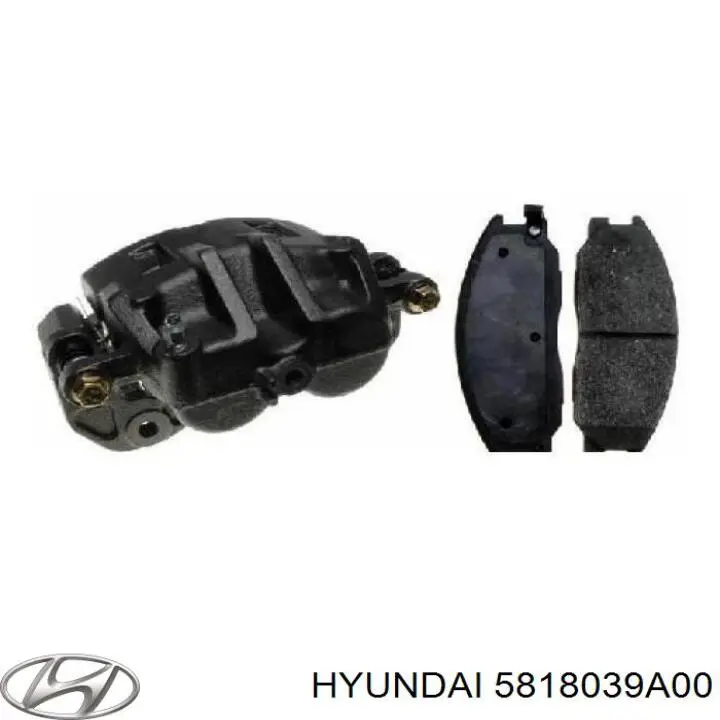 Суппорт тормозной передний левый 4811008260 Hyundai/Kia