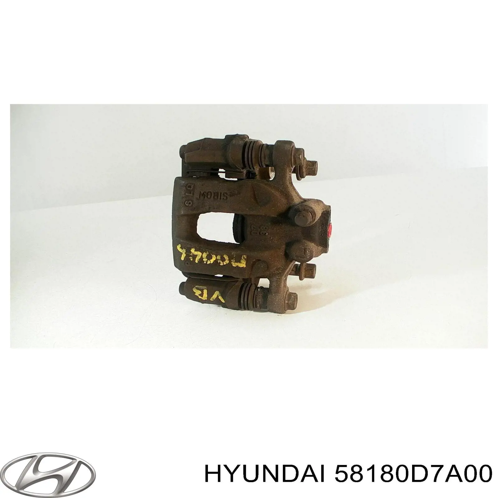 Купить 58180D7A00 Hyundai/Kia Суппорт тормозной передний левый