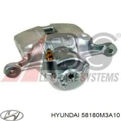58180M3A10 Hyundai/Kia суппорт тормозной передний левый