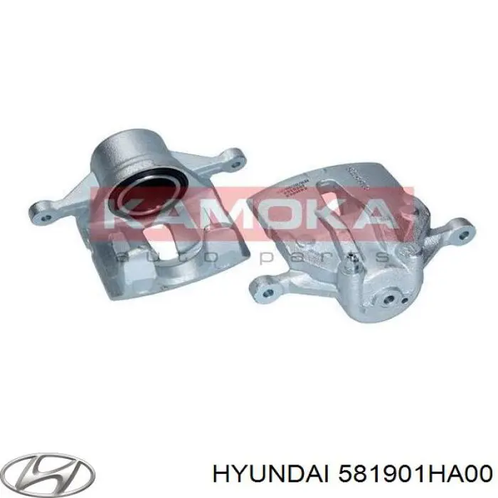 Суппорт тормозной передний правый 581901HA00 Hyundai/Kia
