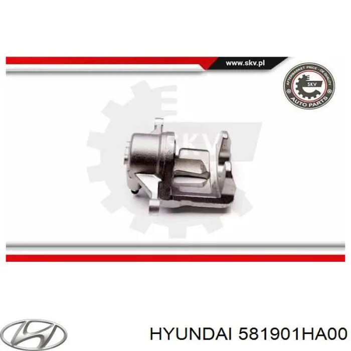 Суппорт тормозной передний правый Hyundai/Kia 581901HA00