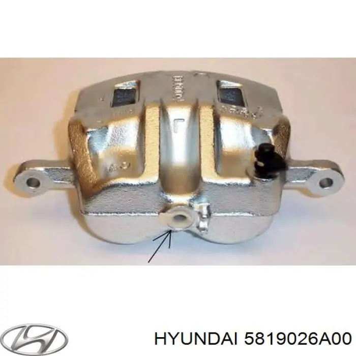 5819026A00 Hyundai/Kia суппорт тормозной передний правый