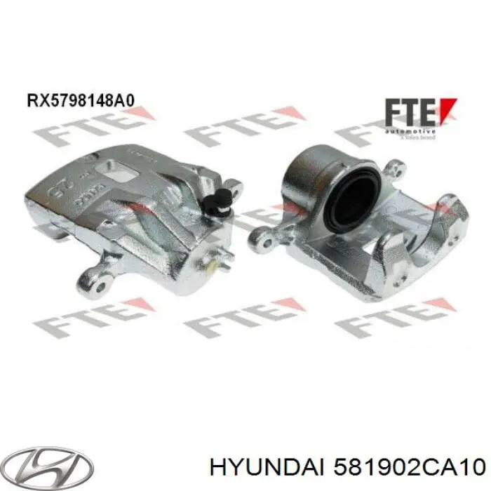 Суппорт тормозной передний правый 581902CA10 Hyundai/Kia