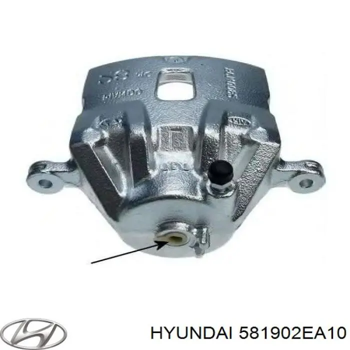 581902EA10 Hyundai/Kia suporte do freio dianteiro direito