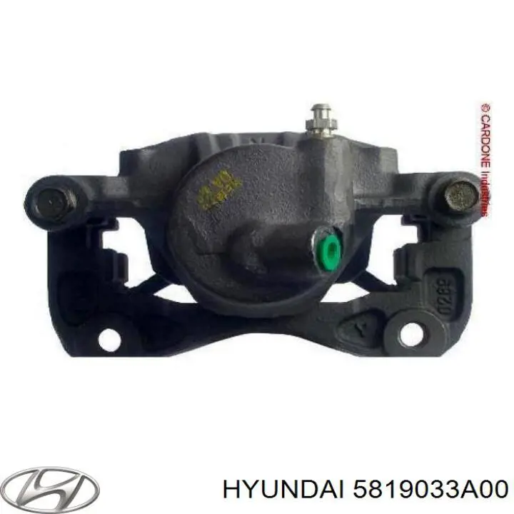 Суппорт тормозной передний правый 5819033A00 Hyundai/Kia