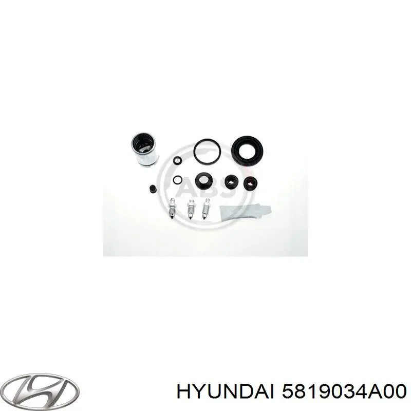 5819034A00 Hyundai/Kia суппорт тормозной передний правый