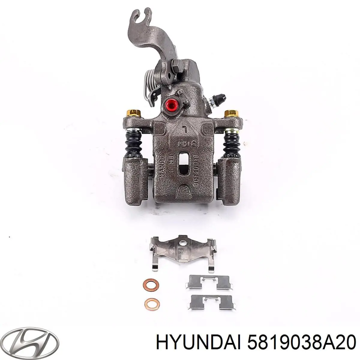 5819038A20 Hyundai/Kia суппорт тормозной передний правый