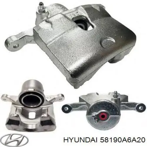 Суппорт тормозной передний правый 58190A6A20 Hyundai/Kia