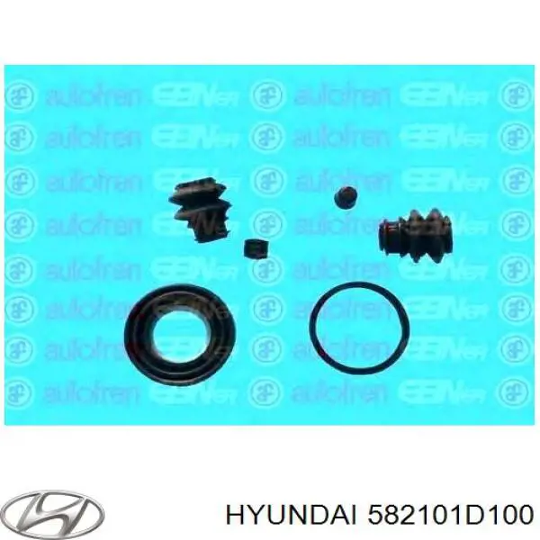 Суппорт тормозной задний левый 582101D100 Hyundai/Kia