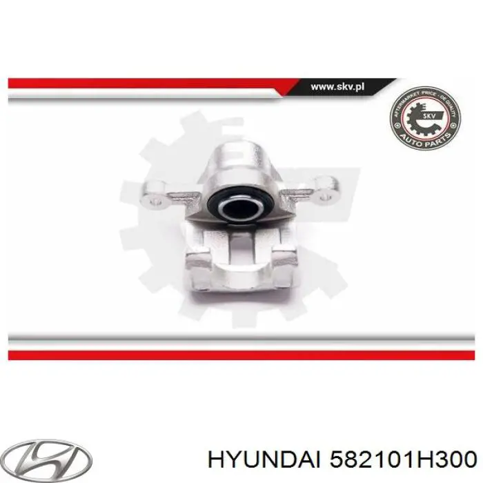 Суппорт тормозной левый задний Hyundai/Kia 582101H300