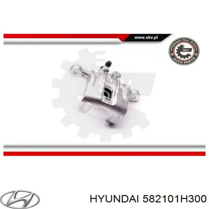 582101H300 Hyundai/Kia Тормозной суппорт задний левый