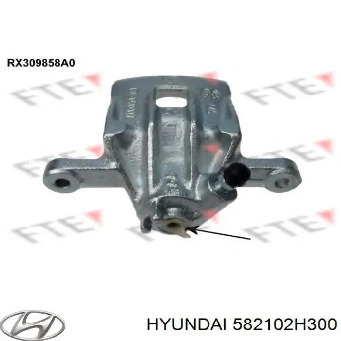 Суппорт задний левый 582102H300 Hyundai/Kia