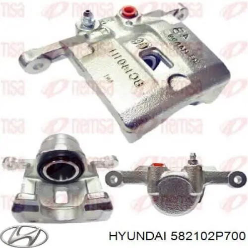 Задний левый суппорт Hyundai/Kia 582102P700 цена, от 21.48 USD
