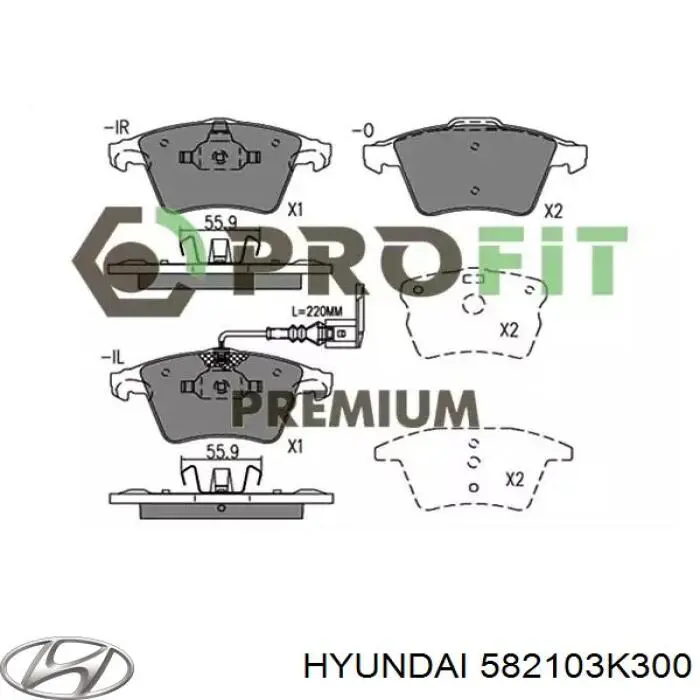  582103K300 Hyundai/Kia