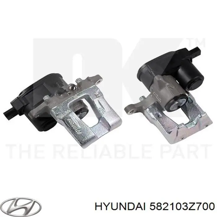 582103Z700 Hyundai/Kia суппорт тормозной задний левый