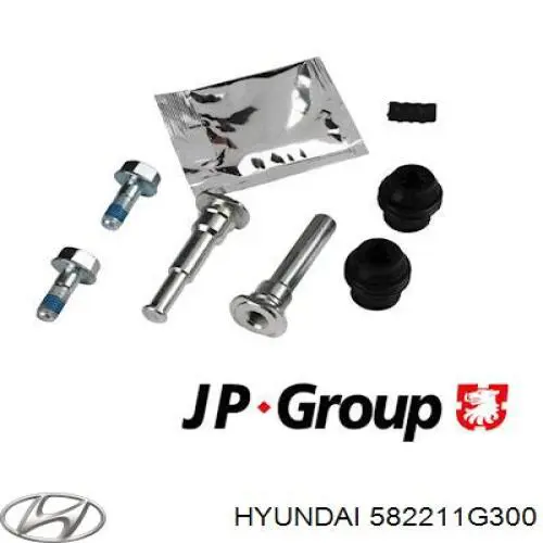 582211G300 Hyundai/Kia guia superior de suporte traseiro
