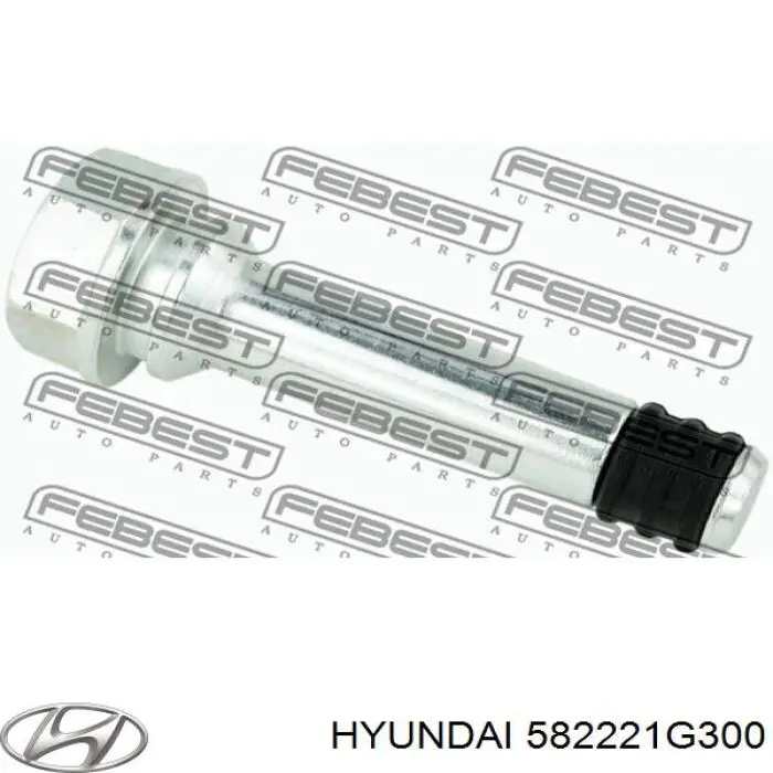 Guia inferior de suporte traseiro para Hyundai Accent (MC)