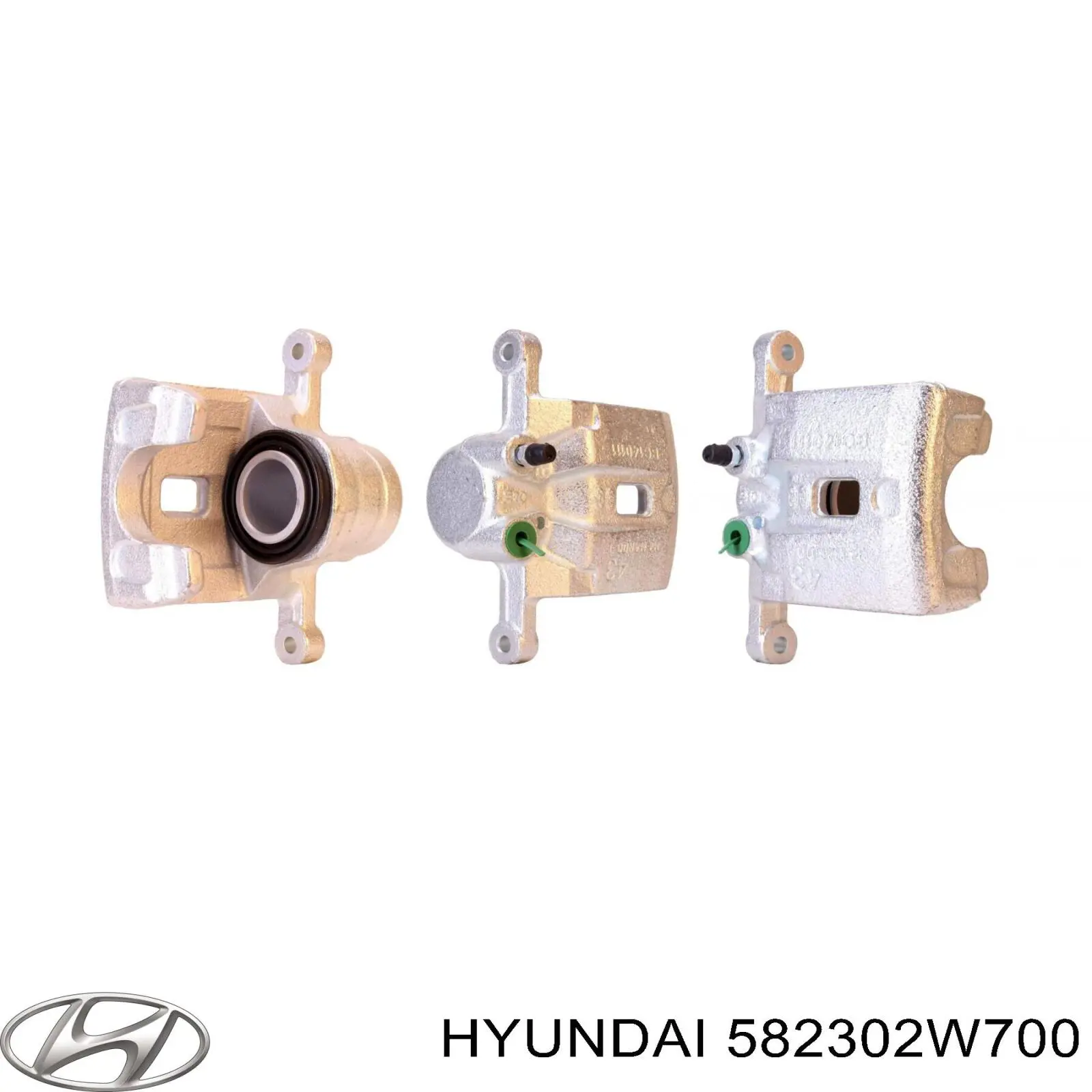582302W700 Hyundai/Kia Суппорт тормозной задний правый